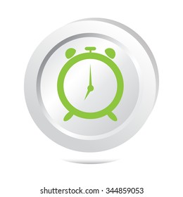 Alarm clock, wake up sign button icon