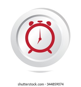 Alarm clock, wake up sign button icon