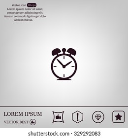 alarm clock-Vector icon