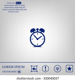 alarm clock-Vector icon
