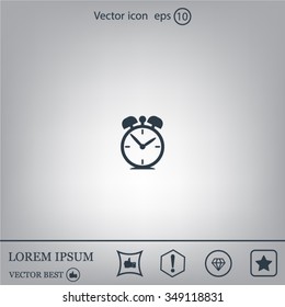 alarm clock-Vector icon
