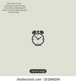 alarm clock-Vector icon