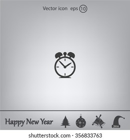 alarm clock-Vector icon