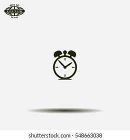 alarm clock-Vector icon