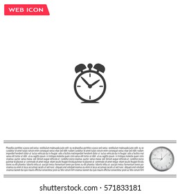 alarm clock-Vector icon