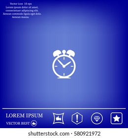 alarm clock-Vector icon