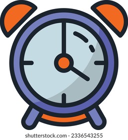 Alarm Color Line Icon - Single Icon, Vector