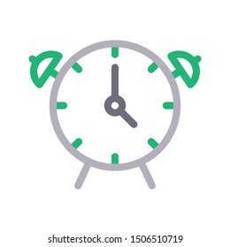 alarm colour line vector icon