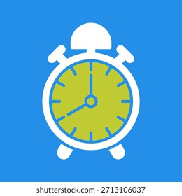 Icono gráfico del Vector creativo de la alarma