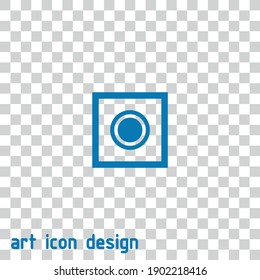 icono del vector de incendio de alarma en un fondo abstracto