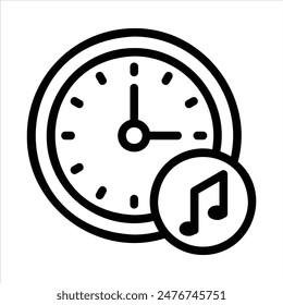 alarm in flat design style
