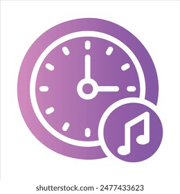alarm in flat design style