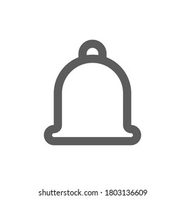 icono de interfaz de esquema plano de alarma