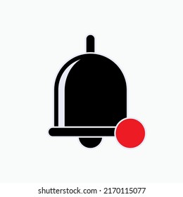 Icono de alarma. Símbolo de alerta: vector.