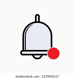 Icono de alarma. Símbolo de alerta: vector.