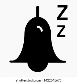 Alarm icon cart isolated minimal single flat linear icon.