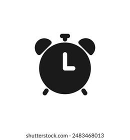 Alarm icon. Clock icon. Time
