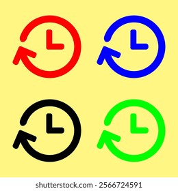Alarm icon. Clock icon. Time icon