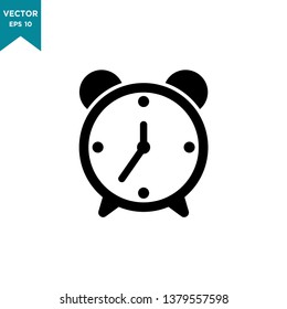 alarm icon, clock icon in trendy flat style 