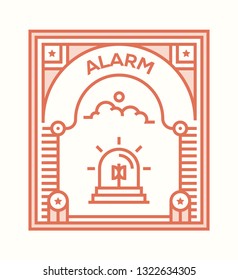 ALARM ICON CONCEPT
