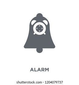 Alarm icon. Alarm design concept from Time managemnet collection. Simple element vector illustration on white background.
