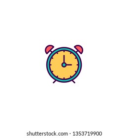 Alarm icon design. Essential icon vector illustration