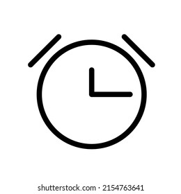 Alarm icon design illustration flat