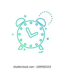 Alarm icon design vector