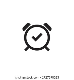 Vector de diseño de iconos de alarma para uso múltiple 