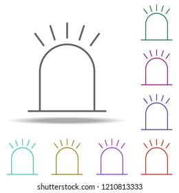alarm icon. Elements of medical in multi color style icons. Simple icon for websites, web design, mobile app, info graphics