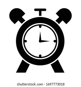 Alarm icon glyph vector design