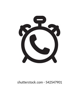 alarm icon illustration isolated vector sign symbol