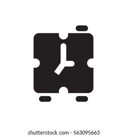 alarm icon illustration isolated vector sign symbol