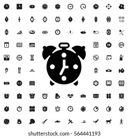 alarm icon illustration isolated vector sign symbol