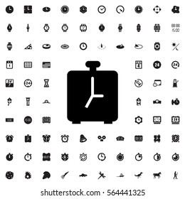alarm icon illustration isolated vector sign symbol