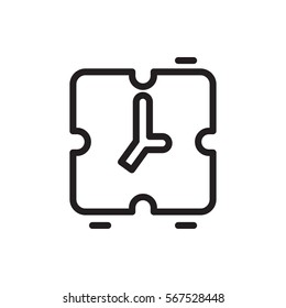 alarm icon illustration isolated vector sign symbol