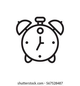 alarm icon illustration isolated vector sign symbol