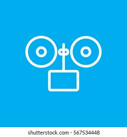 alarm icon illustration isolated vector sign symbol