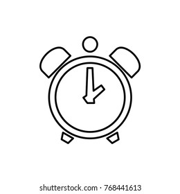 alarm icon illustration isolated vector sign symbol