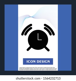 Alarm icon isolated on background
 