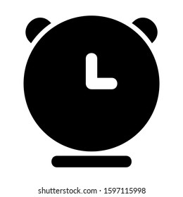 alarm icon isolated sign symbol vector illustration - high quality black style vector icons
