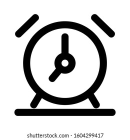 Alarm icon isolated sign symbol vector illustration - high quality black style vector icons
