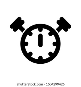 Alarm icon isolated sign symbol vector illustration - high quality black style vector icons

