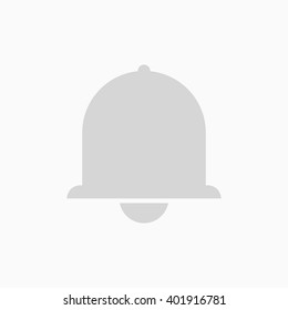 Alarm icon isolated for Web and Mobile App. Vector Silhouette.