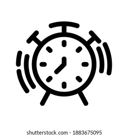 Alarm icon or logo isolated sign symbol vector illustration - high quality black style vector icons
