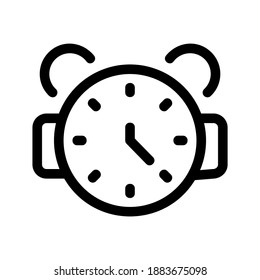 Alarm icon or logo isolated sign symbol vector illustration - high quality black style vector icons
