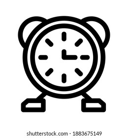 Alarm icon or logo isolated sign symbol vector illustration - high quality black style vector icons
