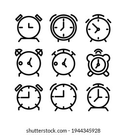 alarm icon or logo isolated sign symbol vector illustration - Collection of high quality black style vector icons
