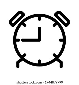 alarm icon or logo isolated sign symbol vector illustration - high quality black style vector icons
