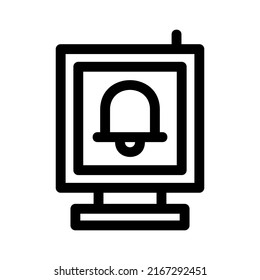alarm icon or logo isolated sign symbol vector illustration - high quality black style vector icons
